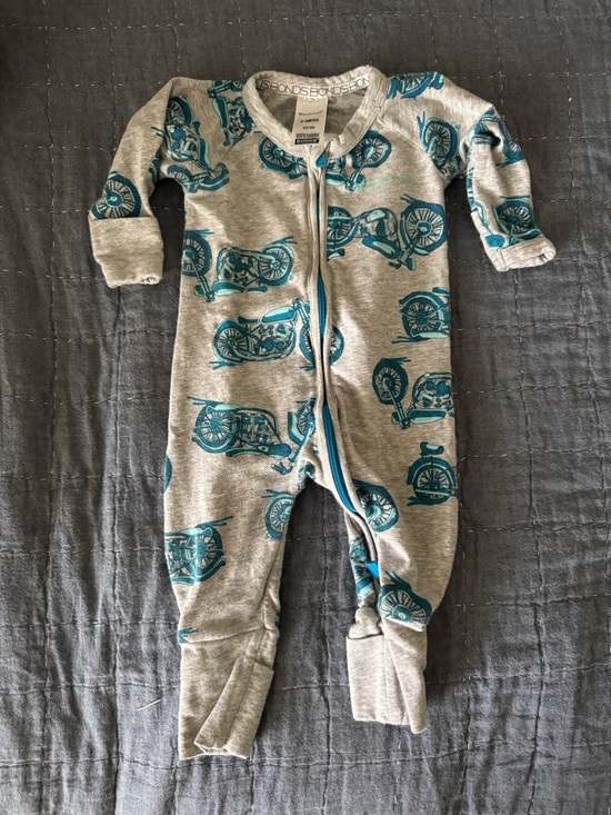 Bonds Other - Bonds Wondersuit Zip Pajamas 0-3 months Motorcycle Print